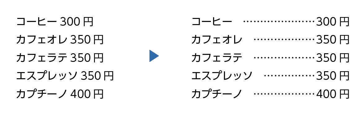 タブの使い方