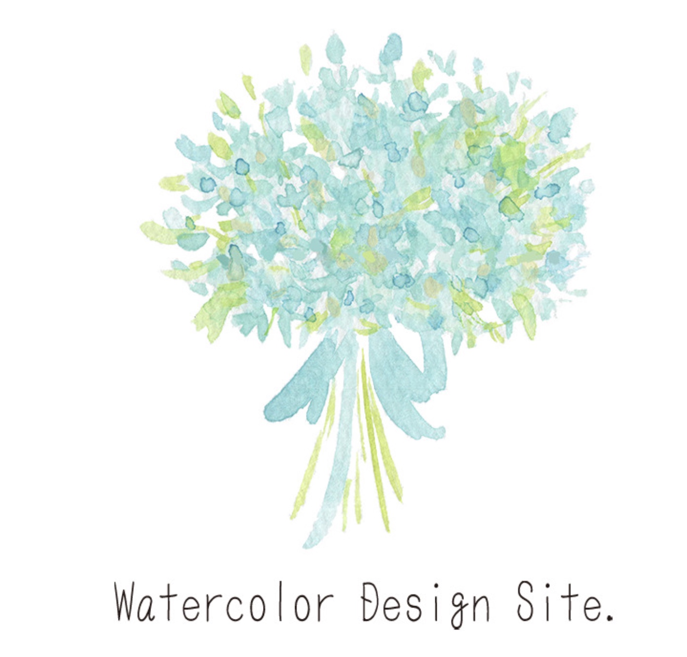 Watercolor Design Site.サンプル