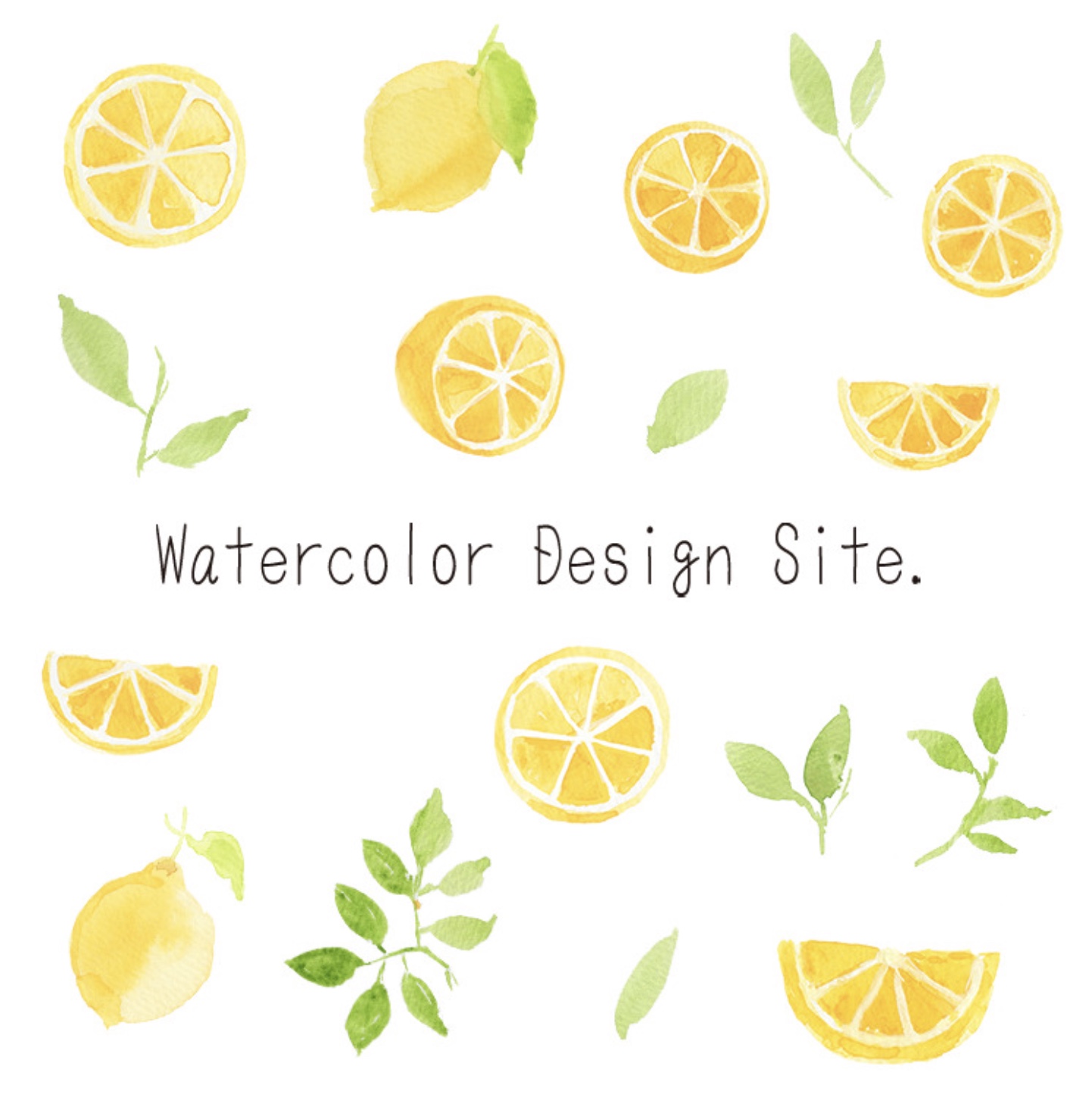 Watercolor Design Site.サンプル