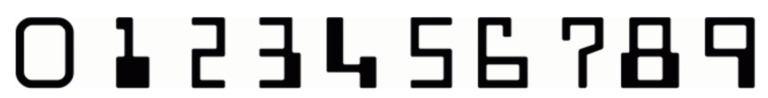 デジタル文字の数字フォントを集めました【商用利用可・無料】 | デザナル